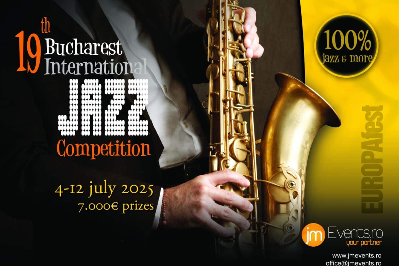Plakat: 19. Bucharest International Jazz Competition