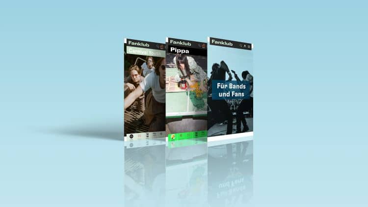 App Screens (c) Fanklub