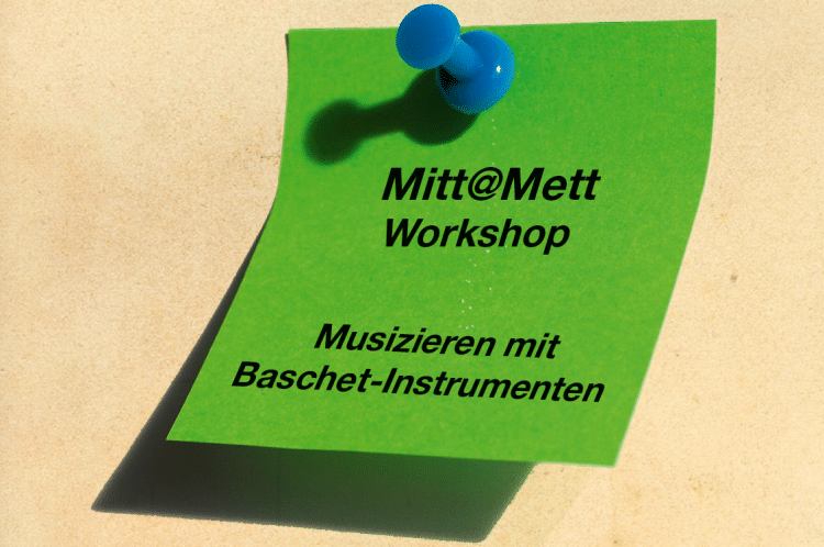 Workshop mit Baschet-Instrumenten am IMP der mdw