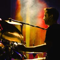 Bild eines Schlagzeugers