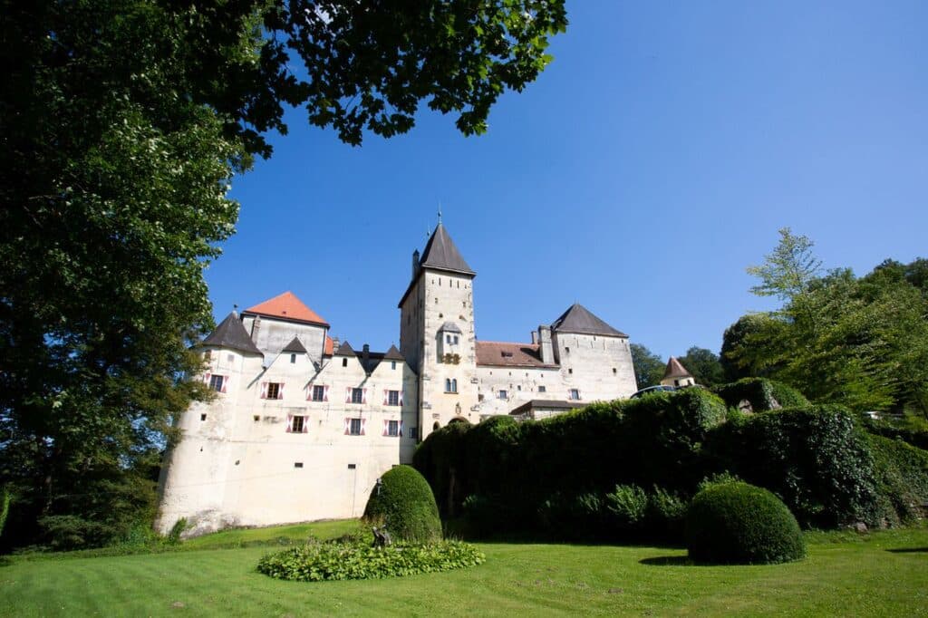 Bild der Burg Feistritz