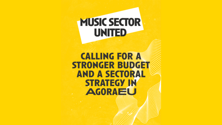 Sujet des Calls AgoraEU music
