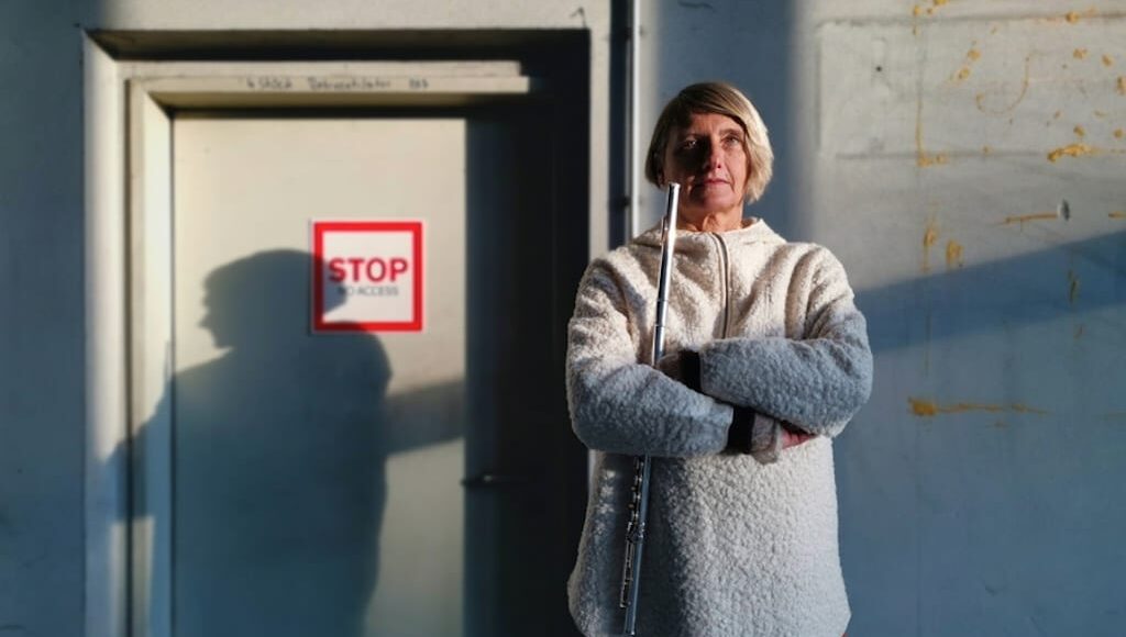 Cordula Bösze in der Post City in Linz