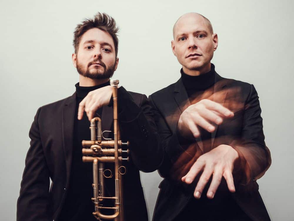 Bild der beiden Musiker Dominik Fuss und Jörg Leichtfried