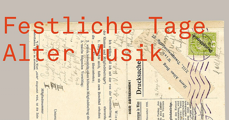 SujetFestliche Tage Alter Musik
