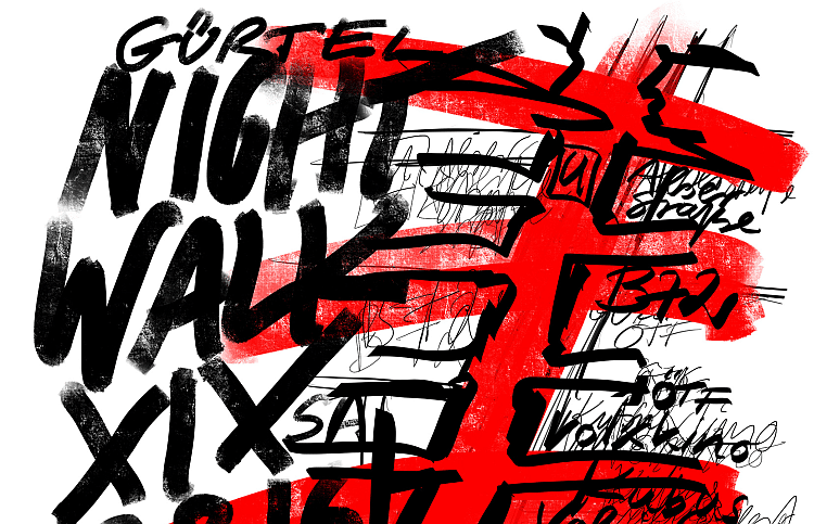 Plakat Gürtel Nightwalk (c) 3007wien