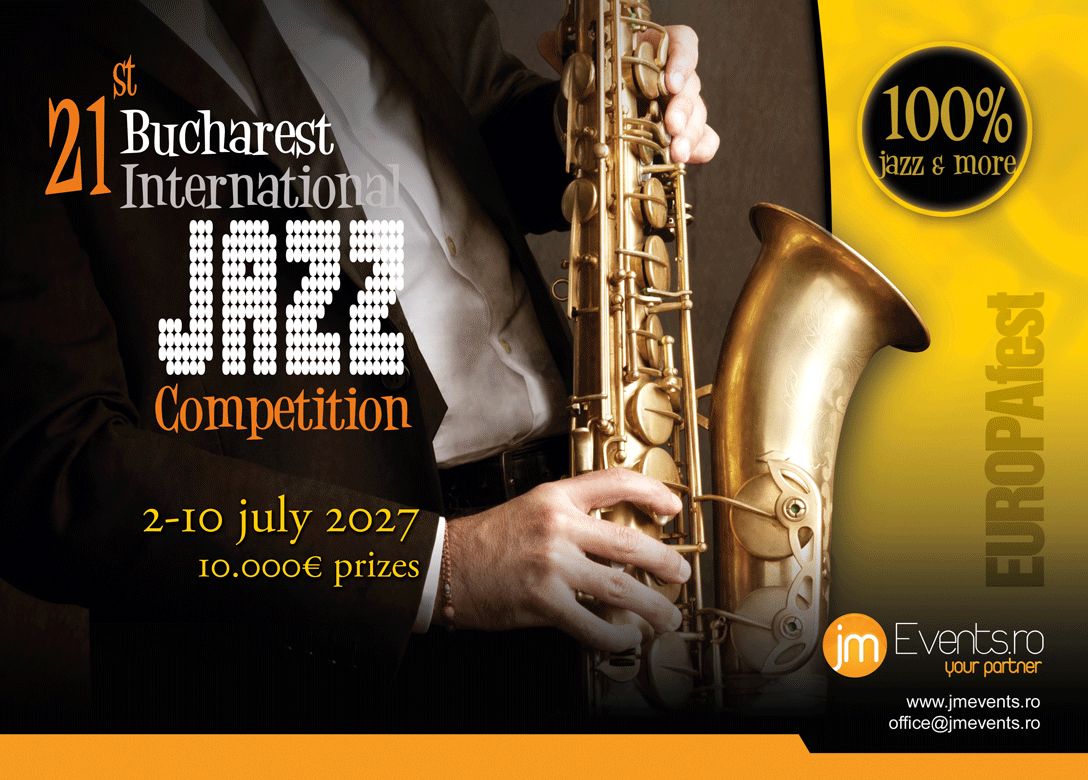 Plakat 21st Bucharest International JAZZ Competition 2027