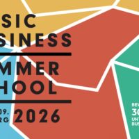 Grafik "Music Business Summer School Bewerbung"