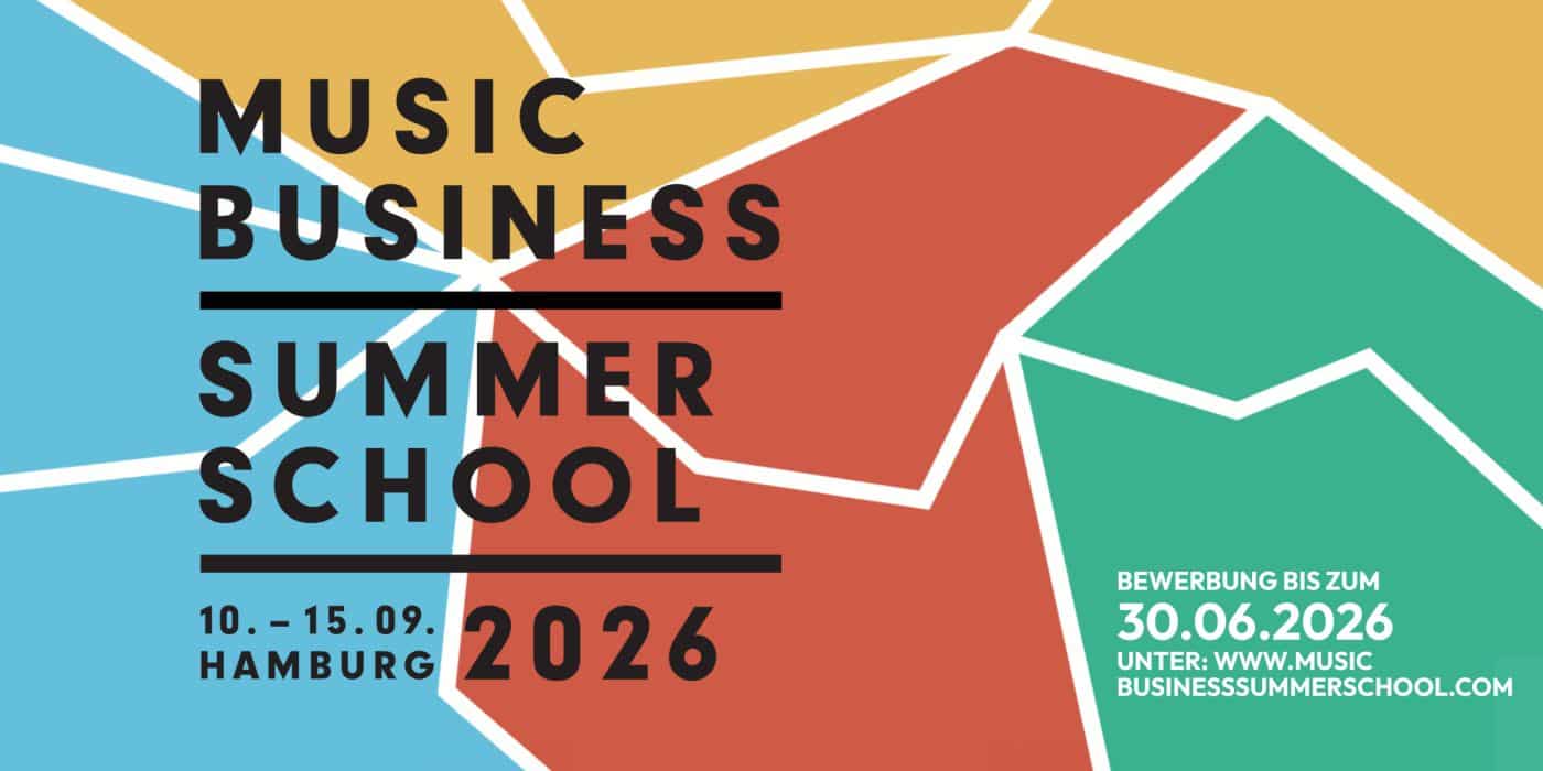 Grafik "Music Business Summer School Bewerbung"
