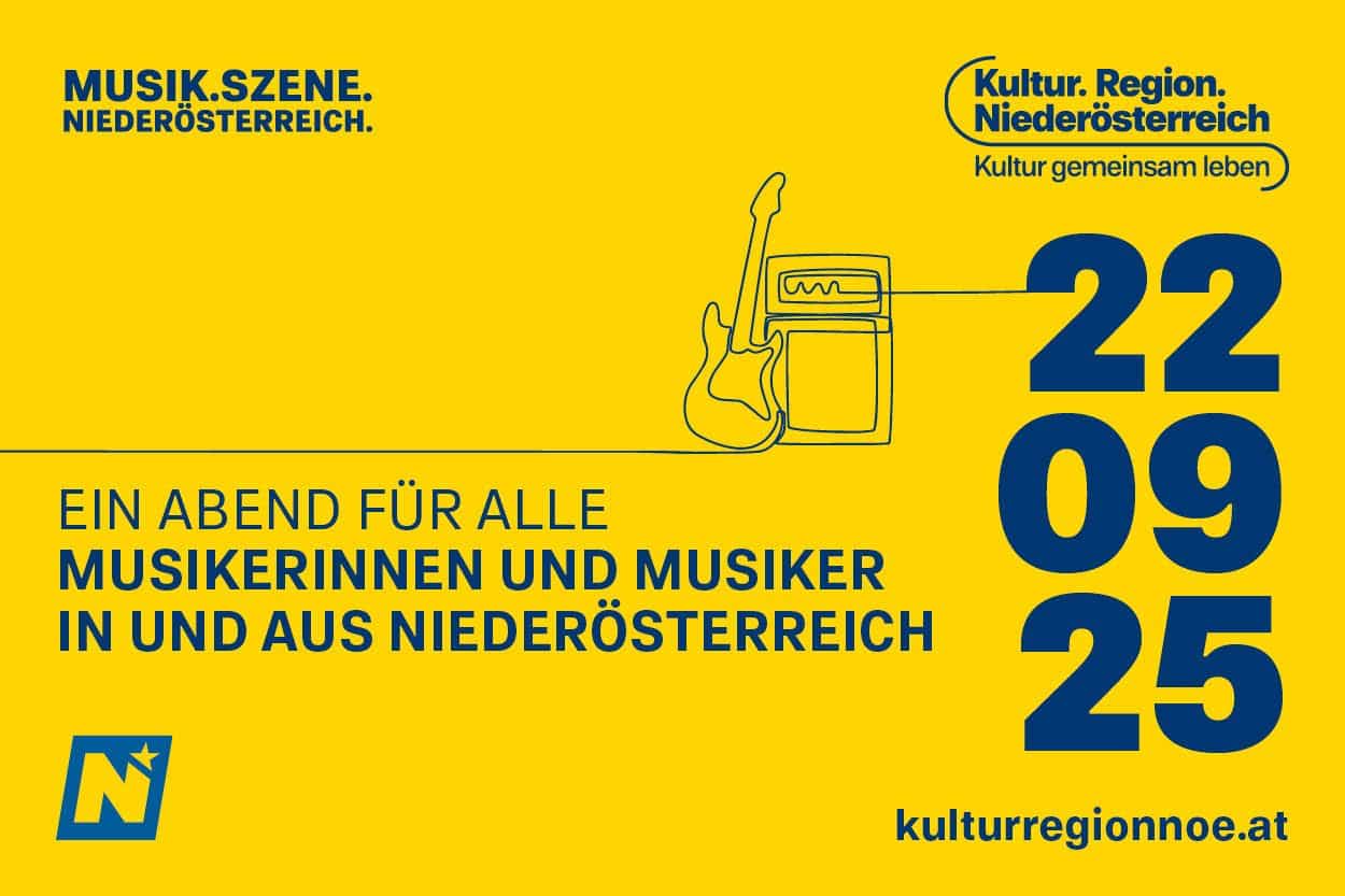 Grafik blau-gelbes Musikerinnen- und Musikertreffen