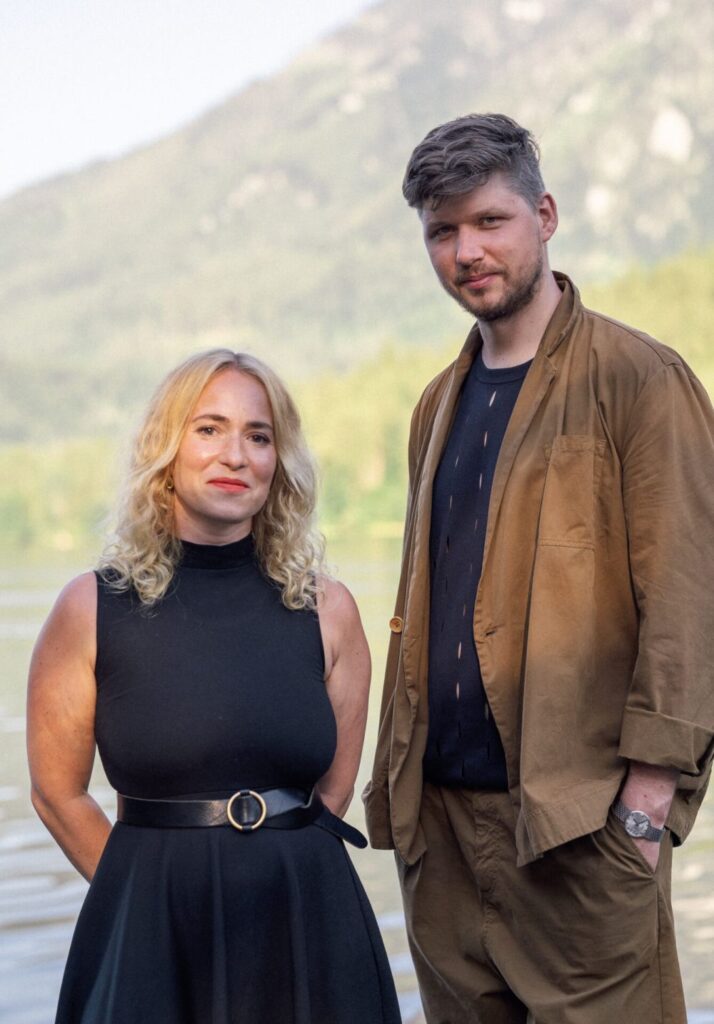 Bild der wellenklänge-Intendanz Julia Lacherstorfer & Simon Zoechbauer
