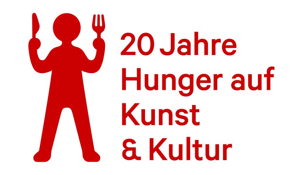 Logo "20 Jahre Hunger auf Kunst und Kultur"