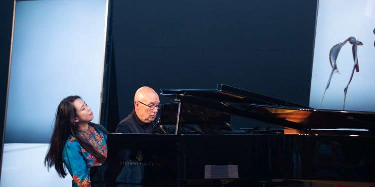Maki Namekawa und Dennis Russell Davies (c) Tom Mesic / Ars Electronica