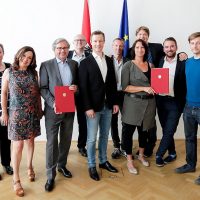 Am 12. Juni 2018 nahm Bundesminister Gernot Blümel am Treffen von Vertretern der österreichischen Musik- und Radio-Wirtschaft im Rahmen der Erhöhung der Quote österreichischer Musik im ORF / Bild (c) Andy Wenzel