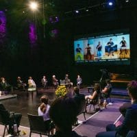 Musiker*innen des Klangforum Wien mit einem digitalen musikalischen Kommentar zur Corona Pandemie