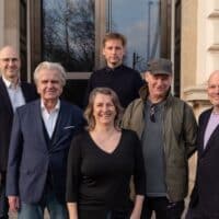 Der Vorstand des Österreichischen Musikfonds (vlnr.): Mag.Stefan Hahn, Prof.Peter Vieweger, Birgit Denk, Hannes Tschürtz, Mag.Markus Lidauer, Franz Pleterski