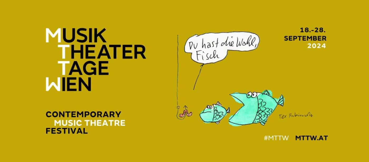 Plakat "Musiktheatertage Wien 2024"