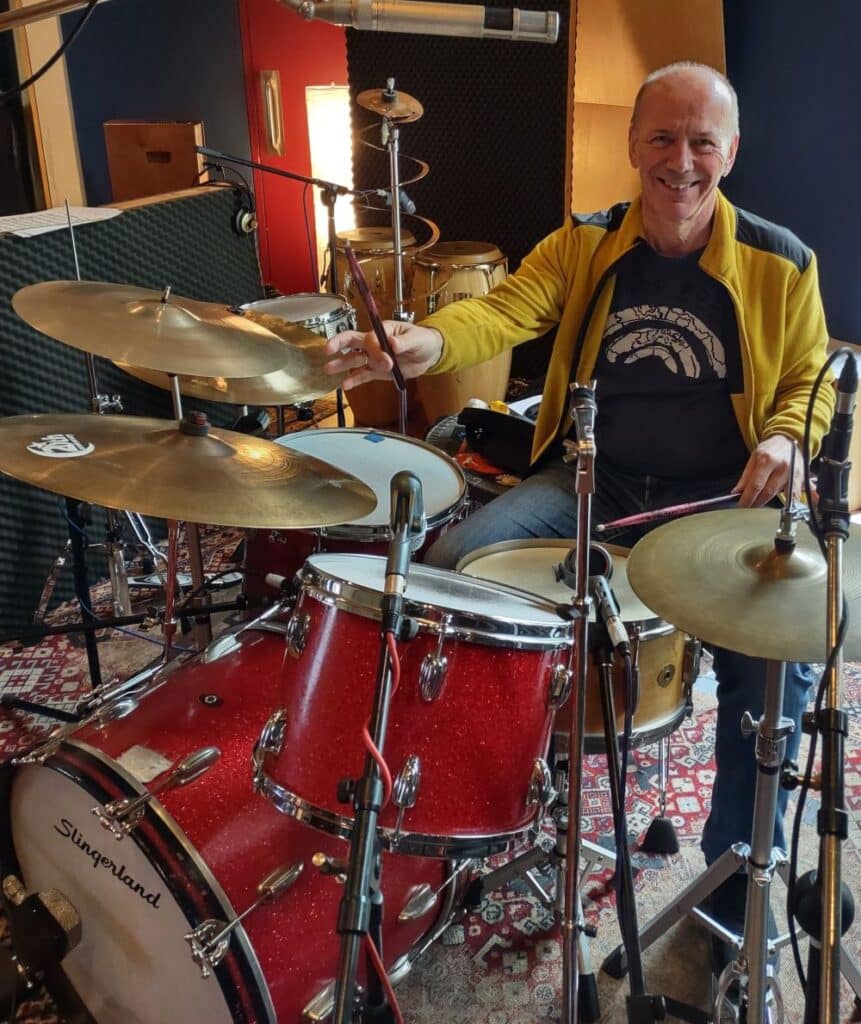 Bild des Schlagzeugers Peter Müller