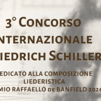 Plakat Internationaler Wettbewerb Friedrich Schiller