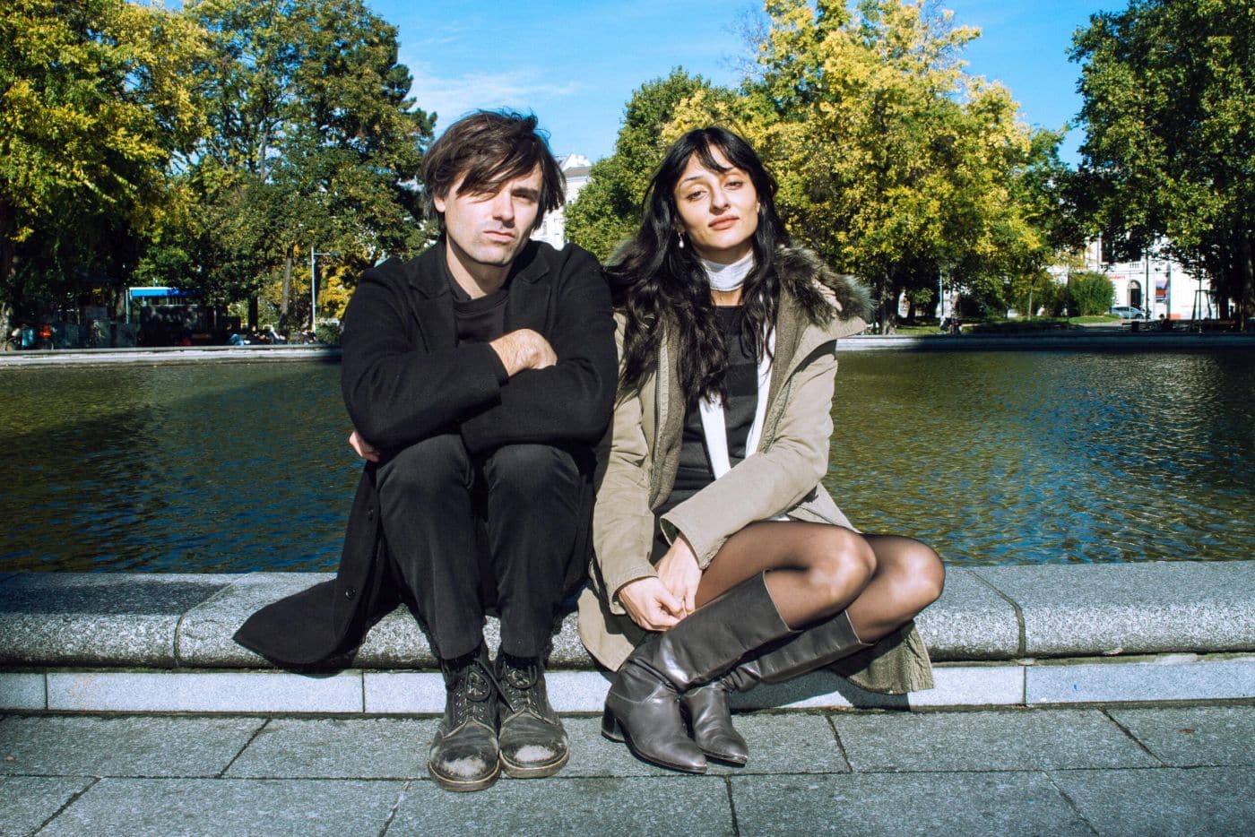 Bild der Popfestkuratoren Sofie Royer und Wolfgang Lehmann