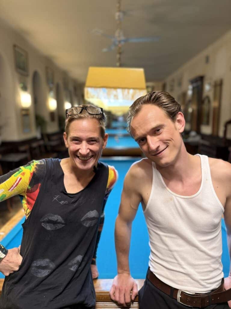 Bild Redakteurin Petra Ortner mit Leo Ihrybauer Petra Ortner