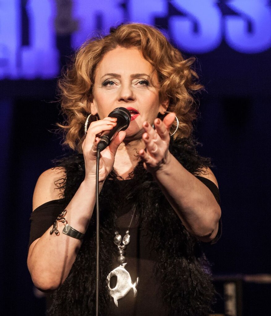 Bild der Sängerin Renate Reich im Porgy&Bess