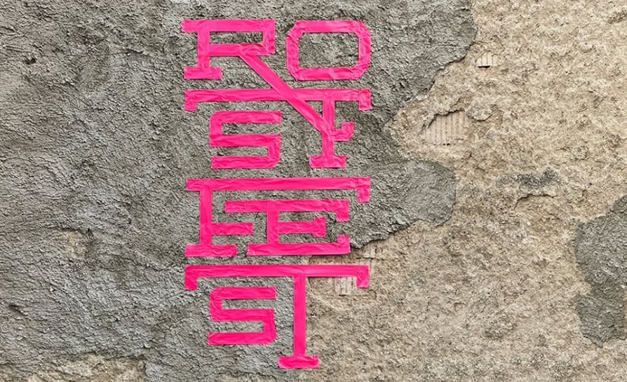 Schriftzug Rostfest