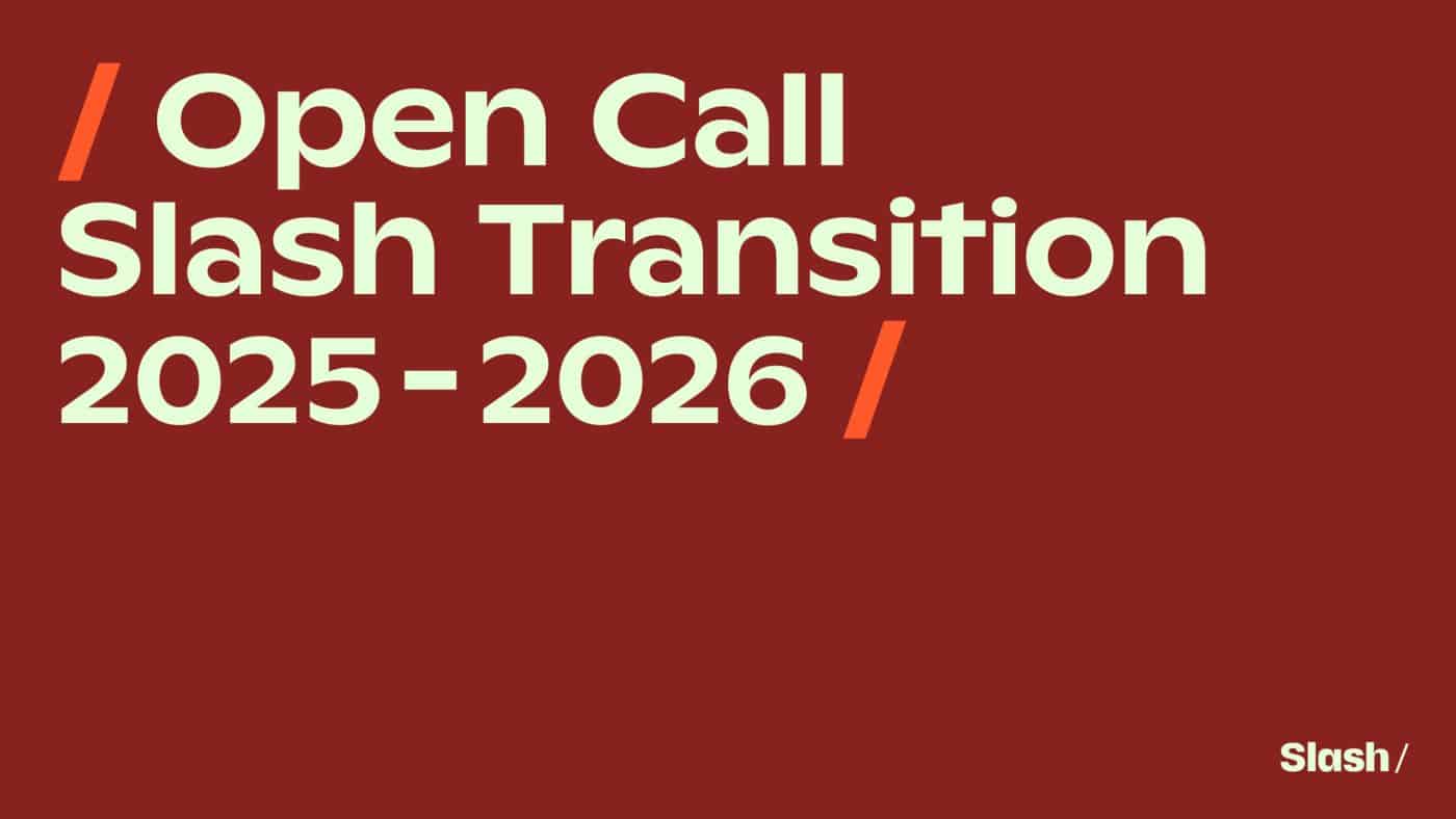 Sujet Slash Transition 2025-2026