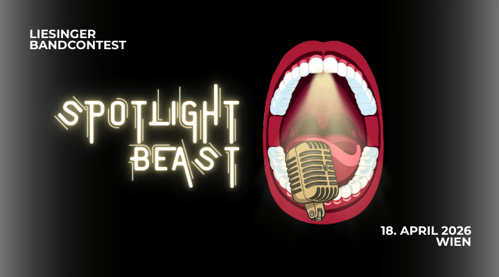 Banner des Musikwettbewerbs Spotlight Beast Black