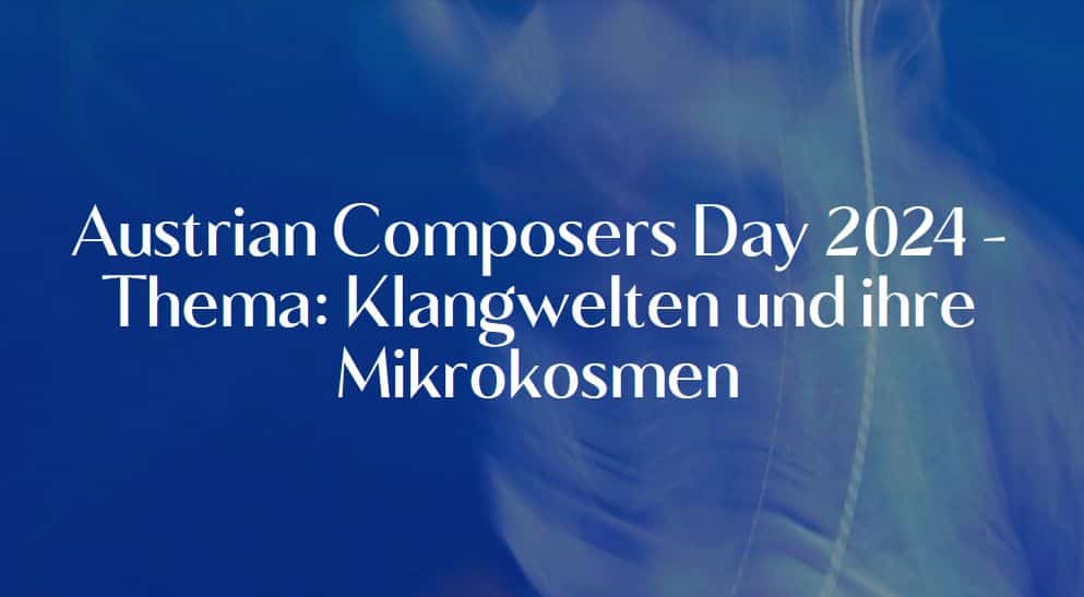 Sujet Austrian Composers day