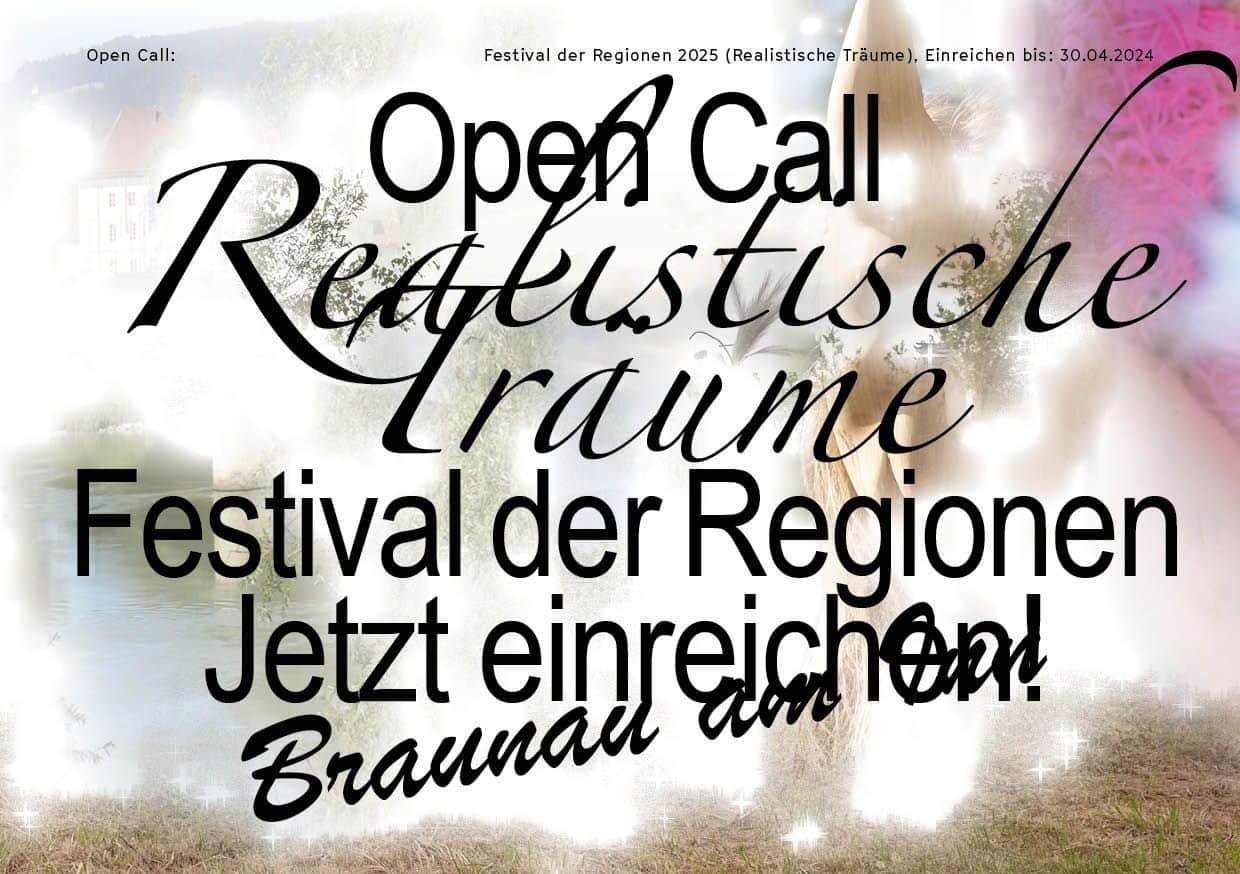 Sujet Open Call Festival der Regionen 2025