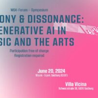 Programmkarte Symposium Harmony & Dissonance