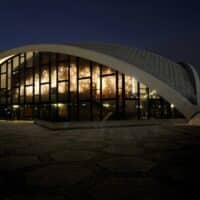 Theater Dortmund Opernhaus bei Nacht