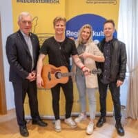 Bild Thorsteinn Einarsson beim Workshop NÖ Musikszene