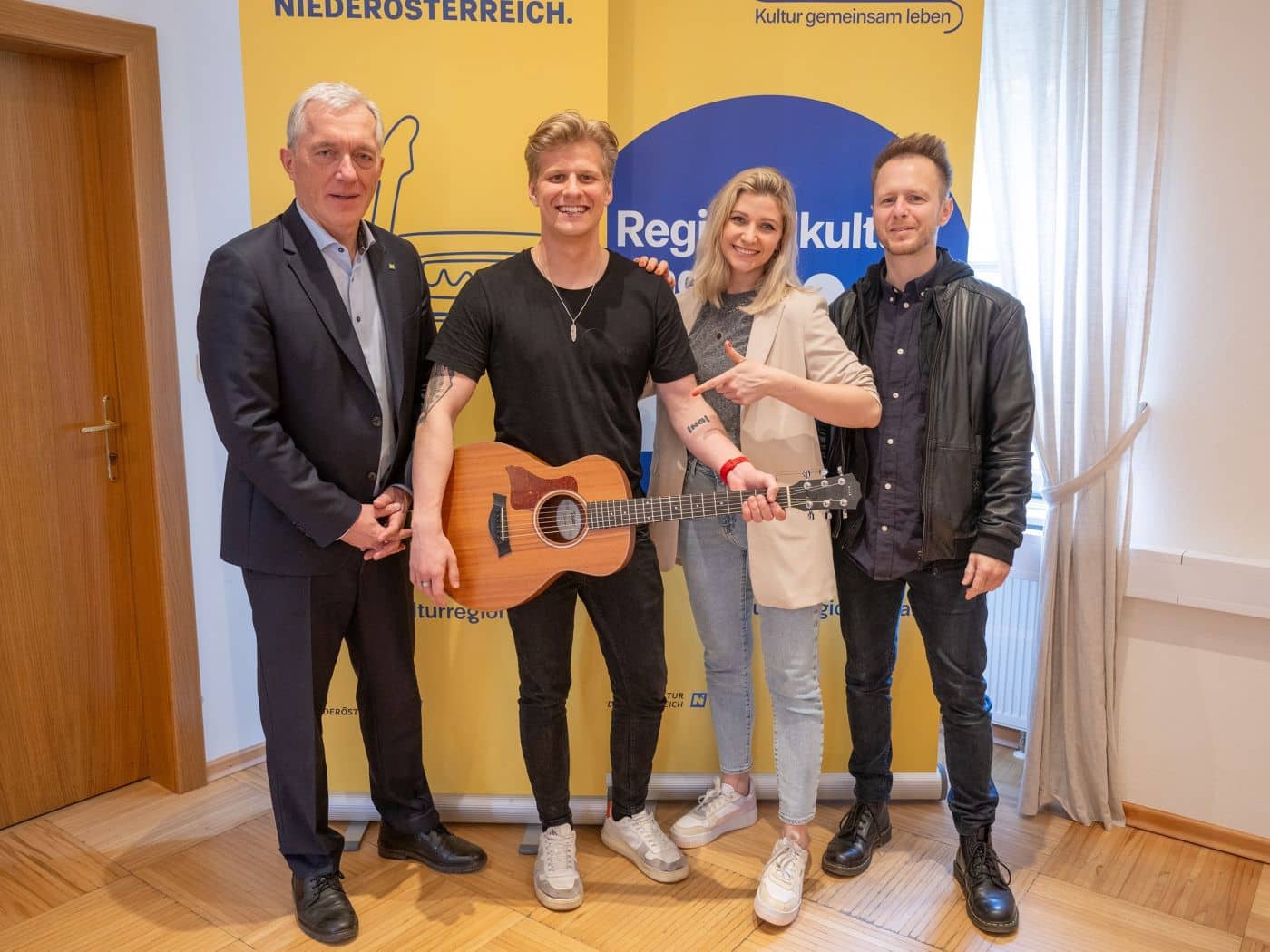 Bild Thorsteinn Einarsson beim Workshop NÖ Musikszene