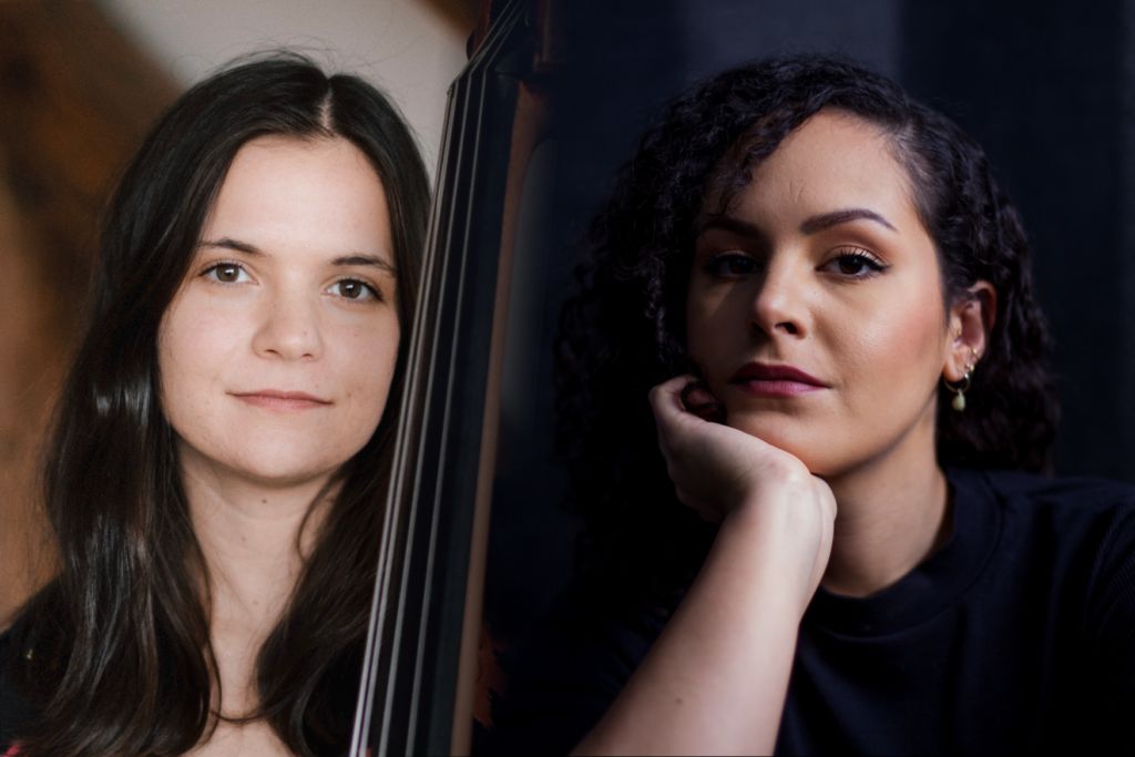 Bild Anna Reisigl und Amina Bouroyen